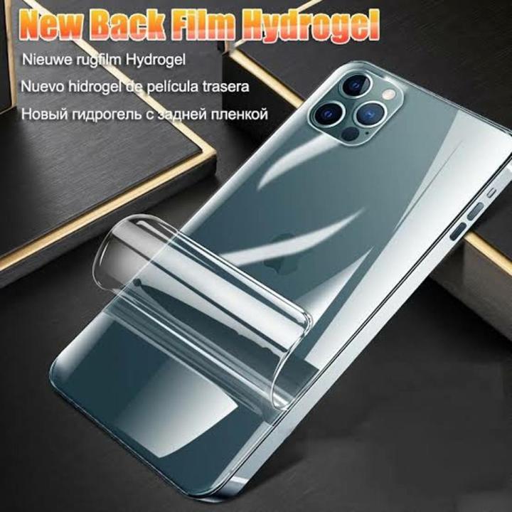 For Apple iphone 14 pro max to 11 Ultra Thin Transparent Hydrogel Film Screen Protector Soft Back Cover Sticker Protector Clear poly For iPhone 11 To 14 Pro max