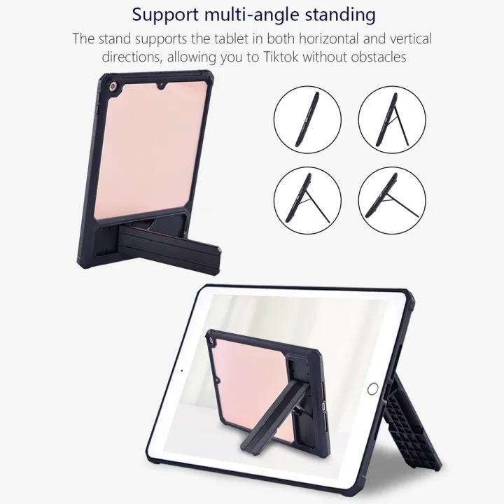 Transparent%20PC%20Hybrid%20TPU%20Tablet%20Case%20with%20Holder%20For%20iPad%2010.2%202021%20/%202020%20-%20Image%208
