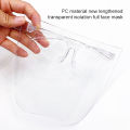 1 pieces Face Shield with eyeglass pet Anti-fog and compressive face cover full face shield Sunglasses cover for Adult and kids PC material new lengthened transparent isolation goggles glasses Good effect and easy to use.