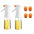 2 Pack Oil Sprayer for Cooking,Olive Oil Sprayer Bottle,Portable Versatile Oil Mister for Air Fryer,Baking,Salad,BBQ,Etc.