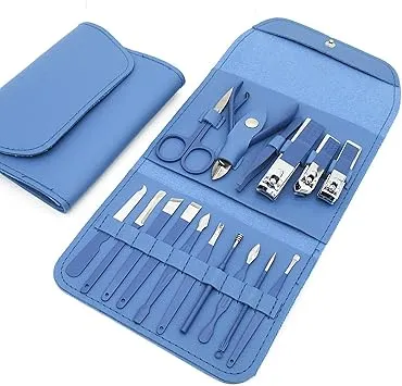 16%20Pcs%20Manicure%20Pedicure%20Set,%20Professional%20Nail%20Clipper%20Kit%20Stainless%20Steel%20Nail%20Scissors%20Grooming%20Kit%20with%20PU%20leather%20case,%20Cuticle%20Remover%20Tools%20-%20Image%203