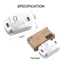 1PC 10A Wifi Smart Switch Timer Wireless Switches Smart Home Automation Compatible with Tuya Alexa Google Home.