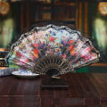 Folding Fan 1PC Lace Hand Held Folding Fan Dance Party Wedding Decor Fan Chinese Hand Fan. 