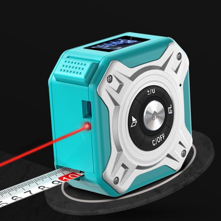 3%20in%201%20Laser%20Tape%20Measure%20Digital%20Rangerfinder%2016Ft%20Measuring%20Tape%20131Ft%20Rechargeable%20Distance%20Meter%20-%20silver%20+%20blue%20-%20Image%202