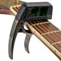 TCapo20 Guitar Capo Tuner with LCD for Acoustic Folk Electric Guitar Bass Musical Instruments Accessories.