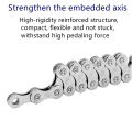 Bike Chain 10 Speed Bicycle Chain 1/2 x 11/128 Inch 116 Links.
