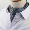 Paisley Men's Neckties Wedding Formal Cravat Silk Ascot Ties For Men Suit Wedding Party Suit Accessories. 