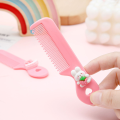 Hair care Hair comb Safey Portable Round head Smooth handle Colorful Comb Cartoon for Daily hair care Maternitycare Toddler hair styling Salon use Travel. 