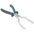 Fuel Filter Calipers Gasoline Pipe Fittings Special Clamp Rubber Handle Fuel Hose Pipe Buckle Removal Pliers(9 Inches in Length). 
