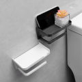 Bathroom Tissue holder Mobile phone Roll paper Storage rack Tissue Box Wall Mounted Drill Bathroom Accessory. 