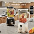 Rechargeable Electric Portable Juicer Fresh Fruit Mixer 10 Blades 600ML Multifunctional Juicer Ice Crusher Smoothie Blender Home Kitchen Tool. 