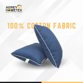 Fiber Head Pillow, Cotton Fabric, Navy Blue (18"x28"), 1 Pcs.