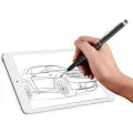 2 in1 Capacitive Pens Touch Screen Drawing Pen Stylus with Conductive Touch Sucker Microfiber Head for Tablet PC Smart Phone. 