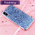 Glitter Phone Case For iPhone 13 12 11 Pro Max Luxury Soft Epoxy Crystal Cover For iPhone XR X S 6 6s 7 8 Plus SE Sequins Fundas. 