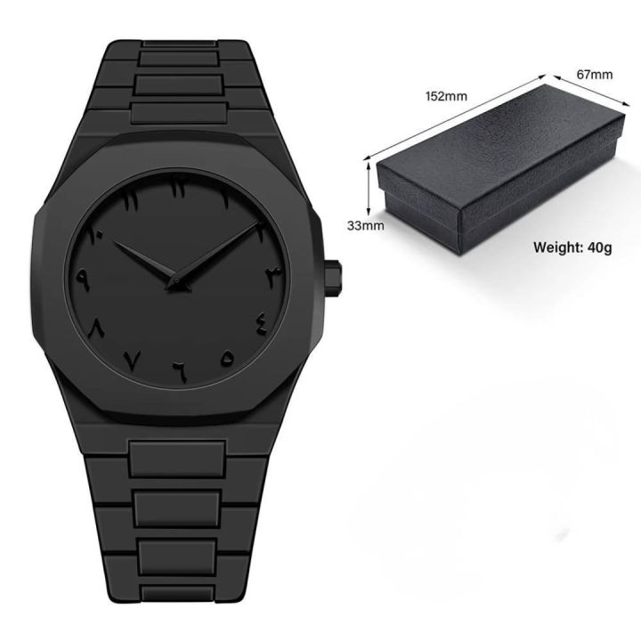 Men's%20Arabic%20Numeral%20Quartz%20Watch%20PC%20Plastic%20Material-%20Aura%20Arabic%20Watch%20-%20Black%20-%20Image%206