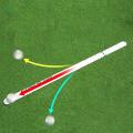 Golf Putting Ruler Instructional Swing Trainer Golf Training Aid for Practice Use. 