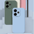 Tokifu For Redmi 13 Casing The New Liquid Silicone Angel Eyes Phone Case Full Anti-fall Shockproof Back Cover.