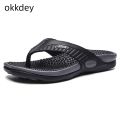 2023 New In Chinelos Summer Slippers Men Men's Flip Flops Shoes Breathable Massage Anti Slip Beach Slippers Sandals Big Size.