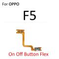 OPPO F1 F1S F3 Plus F5 Youth F7 Power on / off Switch Button Side Volume Up Down Buttons Flex Cable Replacement Parts. 