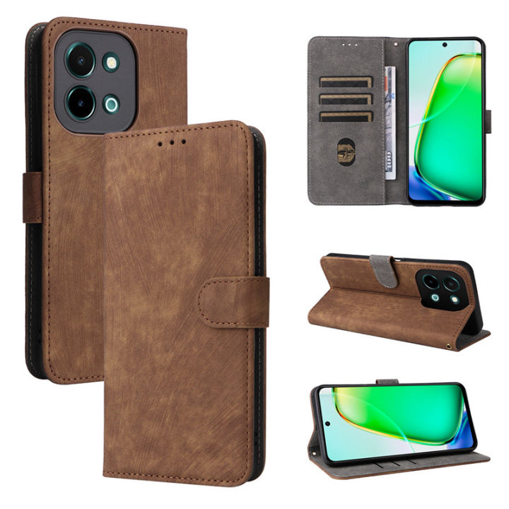 vivo%20Y28%204G%20Wallet%20Phone%20Case%20with%20RFID%20Blocking%20Credit%20Card%20Holder,%20PU%20Leather%20Flip%20Folio%20Case%20Wallet%20with%20Kickstand%20Protective%20Case%20-%20Image%204