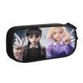 Cute Wednesday Addams And Enid Sinclair Pencil Cases for Boys Gilrs Gothic Girl Large Capacity Pen Box Bag School Supplies. 