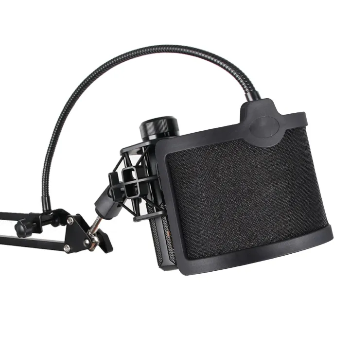 U-Type%20Bop%20Net%20Pop%20Filter%20Flexible%20Shaft%20Acoustic%20Filter%20Microphone%20Dedicated%20Wind%20Noise%20Net%20Wind%20Screen%20Mic%20Isolation%20-%20Image%202