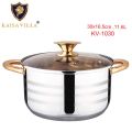 KAISA VILLA (KV-1030) Kitchen Cookware Multifunctional Pot Cooking Stainless Steel Pots Cooking Kitchen 30cm.