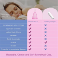 Pretty Women Medical Grade Silicone Menstrual Cup  for Women | Small Size | Large Size | Pad. 