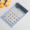 Ultra Slim Mini Transparent Solar Power LCD Touch Screen Student Calculator - calculator. 