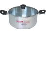 Kiam Aluminium Casserole with Glass Lid-(24 CM).