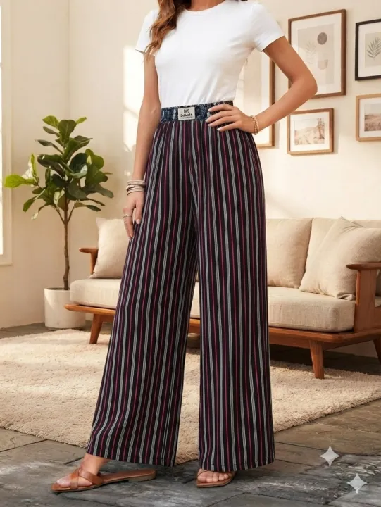 Cotton%20Viscose%20Loose%20Fit%20Flared%20Wide%20Palazzo%20Plazo%20Pants%20for%20Women%20-%20Image%202