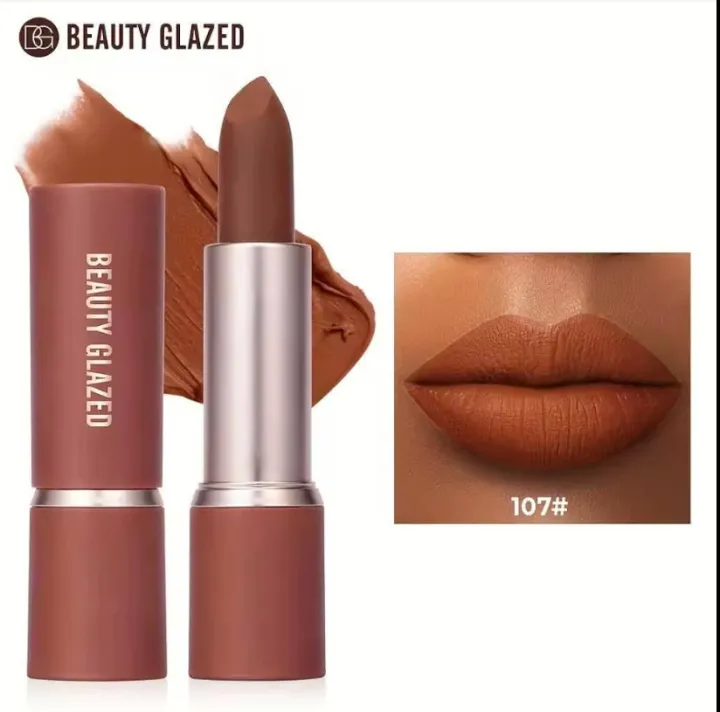 Beauty%20Glazed%20Modern%20Matte%20Long%20Lasting%20Lipstick%20107%20-%20Image%205