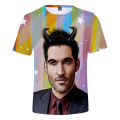 TV Show Lucifer Morningstar 3D Printed T-shirt Women Men Summer Fashion Short Sleeve Funny Tshirt Devil Graphic Streetwear Tops. 