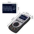 Upgraded MT8206 2 in 1 Intelligent Digital Oscilloscope Multimeter Current Voltage Frequency Tester with Analog Bar Graph. 