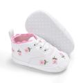 2021 2020 Kids Shoes Baby Children Girl Embroidery Flower Soft Single Crib Toddler Summer Princess First Walker Casual Shoes 0-18m. 