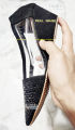 Black Smart stone Ladies Heel Shoe - Shoe For Women.