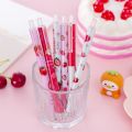 1 Piece Lytwtw's Cute Sweet Strawberry Gel Pen Creative Press Office Gift School Supplies Stationery Kawaii Funny Pens. 