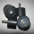 4 Pcs M8 Thread With Studs 40mm X 30mm Cylindrical Rubber Mounts, Vibration Isolators Steering Damper Easy To Use.