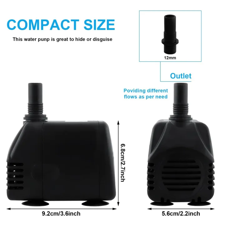 DL6605%20DC%2018w%201800L/h%20Submersible%20Pump%20high%20quality%20Waterproof%20Water%20Pump%20for%20Under%20Water%20Aquarium%20Fish%20Tank%20Spout%20Marin%20Temperature%20Control%20Clean%20Air%20Cooler,%20Pond,%20Water,%20Gardens,%20Hydroponic%20-%20Image%207