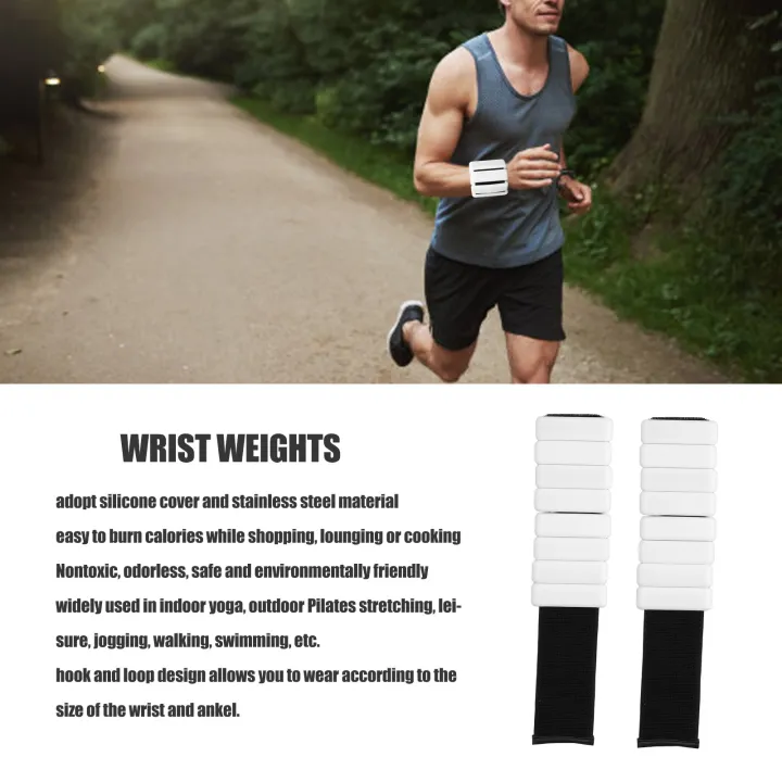 Wrist%20Weight%20Bracelets%20Wrist%20Weights%20Stainless%20Steel%202%20Pieces%20Hook%20and%20Loop%20for%20Yoga%20-%20Image%207