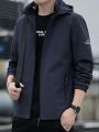 New Men's Trendy Youth Hooded Jacket Korean Style Leisure Windproof Spring and Autumn Tops Men's Casual Jacket.
