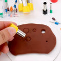 8/40pcs Mini Clay Cutters Earring Hole Hollow Round Cutter Pottery Tools Polymer Clay Tools Clay Extruder Vnce Lncei.