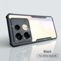 For Infinix Note 40 4G Xunddu Shockproof TPU Bumper Clear Acrylic Mobile Phone Case Back Cover.