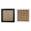 2 Pcs Square Thick Pine Wood Photo Frame Wall Picture Frame, Black 6 in ch & White 8 in ch - Black & White. 