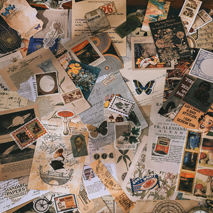 RHS%20Online%20200PCS%20Retro%20Basic%20Material%20Paper%20Set%20Vintage%20Stickers%20Memo%20Album%20Journal%20Planner%20Diary%20Scrapbooking%20Sticker%20-%20Image%203