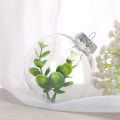 15 PCS Round Clear Christmas Balls Fillable DIY Christmas Tree Balls Made of Plastic Christmas Balls Tree Decorations.