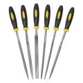 6 Piece Needle File Set High Carbon Steel Precision Hand Metal File Kit DIY Tools. 
