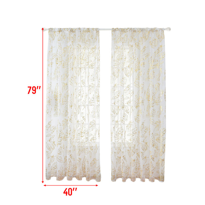 Migeet%20Sheer%20Curtains%20Feather%20Print%20Window%20Screen%20Curtains%20for%20Living%20Room%20Window%20Patio%20Door%201%20Panel%2040"x79"%20-%20Image%208