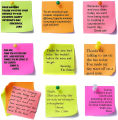 Multi color sticky note -3x3 inch 100 sheet. 