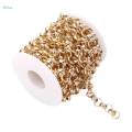 Round Link Chain 8mm Width Aluminum with Spool Roll for Jewelry Making DIY Accessories. 